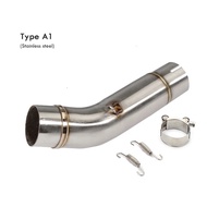 CB400 Motorcycle Exhaust middle pipe Link Pipe Stainless steel for HONDA CB400 cb 400 exhaust Slip-