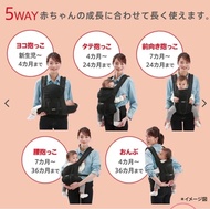 Aprica Colanhug 5-Way 嬰兒背帶