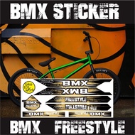 BMX BIKE STICKER VARIATIONS BMX BIKE STICKER DECAL VARIATIONS FREESTYLE BMX/ 02 GOLD