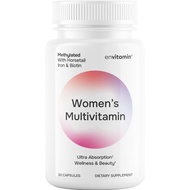envitamin Womens Methylated Multivitamin Multimineral Horsetail, Iron, Biotin Complex with L Methylf