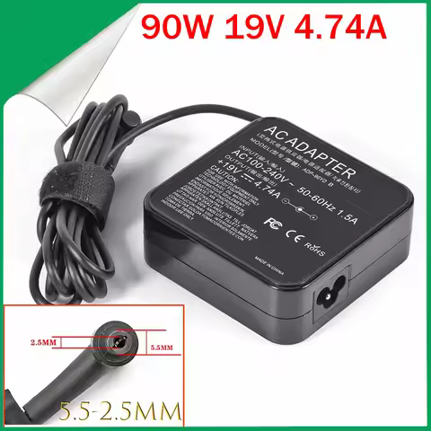 Laptop Adapter power Charger ADP-90YD For Asus K53 A52F A53E A53S A53U A55VD D550CA D550M F555LA ADP