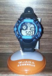 [黎黎屋]JAGA防水電子錶M872-E(黑藍，黑粉)