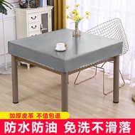 ✨Square Fire Table Waterproof Anti-Scalding Disposable Tablecloth Cover Cover Cloth Square Coffee Ta