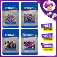 LECKAT HYBRID F1 EGGPLANT SEEDS 10GRAM 323 BRIDE/765 PURPLE BALL/ 313/332 TERUNG PANJANG/TERUNG BULA