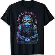 Bigfoot Sasquatch Dj Hard Find Edm Music Festival Equalizer T-Shirt