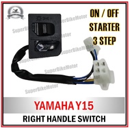 YAMAHA Y15 - Right Handle Switch / ON OFF Switch / Starter Switch / 3 Step Switch