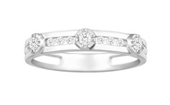 Lee Hwa Jewellery Modern Classic Triple Crown Diamond Ring