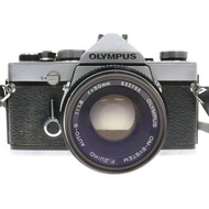 OLYMPUS 奧林巴斯單反 OM-1 膠片相機鏡頭組 2 1:1.8 50mm/1:3.5 28mm 相機