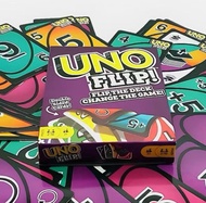 [happy snack] VIRAL Kartu Uno Flip Card Alat Flip Kartu mainan anak karakter polos dan kartun isi 2