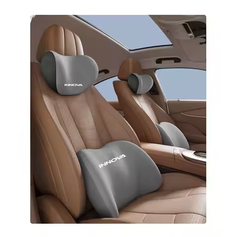 Automotive lumbar/headrest support cushion neck pillow lumbar pad suitable for Toyota INNOVA INNOVA 