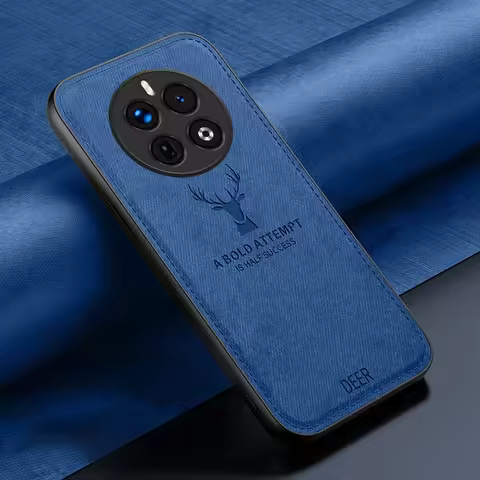 Commercial Affairs Leather Deer Head Case for Realme 12 Plus 11 Pro Plus 4G 5G Gt Neo 5 3 6 Se V15 G