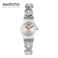 Swatch Lady L'INATTENDUE LK375G Silver Stainless Steel Strap Watch