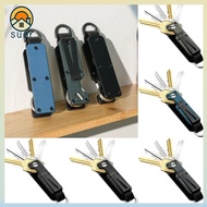 SUERHD Keys Fob with Clip, Holds 2-6 Keys Metal Key Organizer,  Multi-function with Screwdriver Mode