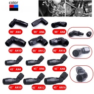 Universal AN4 6 8 10 12 16AN 45° 90° Oil Fuel Cooling CPE Swivel-Hose End Fitting Connector Oil Cool