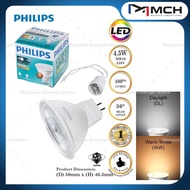 PHILIPS [4.5W/5W] [36o/120o] MR16 240V ESSENTIAL LED BULB