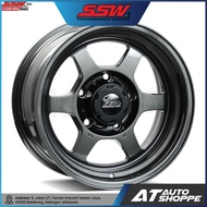 (1PC) SSW WHEELS S188 GUN METAL 16x8J ET0 5hX139.7 4X4 4WD SUV SUZUKI JIMNY