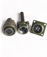 BOUUNCIY MIL-DTL-5015 Circular Connector, MS3106A14S-2S MS3102A14S-2P 4 Pin Female to Male Industria