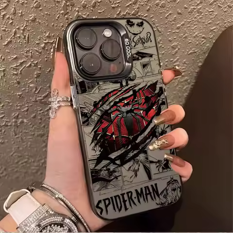 Spider Man Batmans Marvel Phone Case for iPhone 17 Air 16 15 14 13 12 11 Pro Max XS XR 15Plus 16E 17