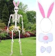 3 Pcs 12 ft Skeleton Easter Outfit Skeleton Clothes Costume Accessories