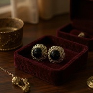 【羅氏兜蘭】復古維多利亞雕花鏤空花獨特低調古典系耳環