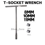 T SOCKET WRENCH T HANDLE SPANNER T SPANNER SPANER T HEX NUT DRIVER 8MM 10MM 11MM