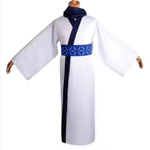 2026 Anime Jujutsu Kaisen Ryomen Sukuna Cosplay Costume Costume Wig Japan White Kimono Wig Outfits H