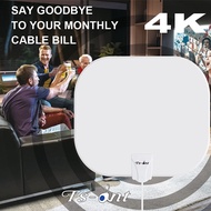 2021 Newest Freeview TV Aerial 240KM Range High Gain Indoor TV Aerial with Stronger Amplifier Signal