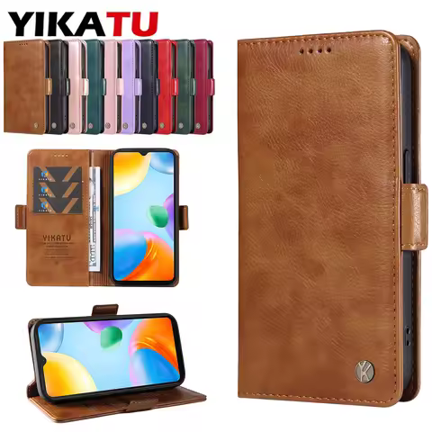 Wallet Leather Case For Xiaomi Redmi 9A 9C 9T 10 Prime 10A 10C 10X 11A 12 12C 13 13C 13R 13X 14C 15 
