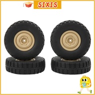 SIXIS 4Pcs/Set RC Tires, 70mm Diameter High Performance RC Car Wheels, Durable Rubber Replacement RC