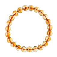 【正佳珠寶】黃水晶 高品金字塔 7.8-8.3mm 黃水晶手珠