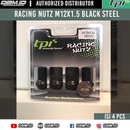 TPI Racing Lug Nut Forged 12X1.5 Black Original not RAYS Japan
