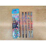 2B PENCIL 6120 HEXAGONALKenko| QUALITY Kenko 6120| DOODLE PATTERN PENCIL| Cute pencil