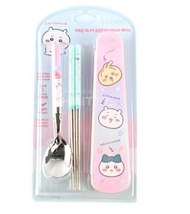 Korea 韓國 - Chiikawa 不鏽鋼餐具連盒 (平行進口)