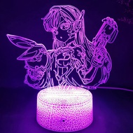 USB LED Anime Game Overwatch DVA LaNight Lamp Gift Desktop Room Decor