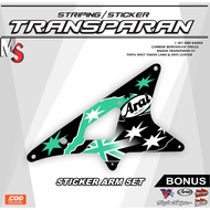 STICKER ARM VARIO KZR/GEN 1/2 Design ARAI 04