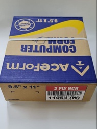 ACE Form Computer Form 9.5 X11 2PLY NCR 500 Fans