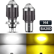 LED Headlight H6 BA20D H4 LED Laser Far Near White Yellow AC DC