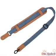 PIN Ukulele Strap Creative Denim Ukulele Shoulder Strap With PU Leather Ends Pad Tail Pin Musical Instruments Carrying