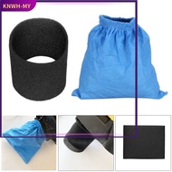 KNWH⭐Textile Filter Bag And Filter Elements For MV1 WD1 WD2 WD3 SE4001 Vacuum