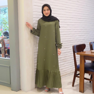 Xavier Baju Muslim Gamis Najma / Baju panjang / abaya muslim / baju muslim wanita / Baju Lebaran / G