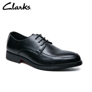 Clarks_Mens Shoes Formal Shoes Black Dress Bensley Cap Leather Derby Shoes