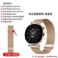 สายนาฬิกาหนังแท้ไททาเนียม Huawei GT5 GT5 pro GT4 Watch4 4 pro สายนาฬิกาผู้ชายแบบหรูหรา สไตล์ใหม่ GT3