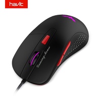 HAVIT Wired Gaming Mouse USB Optical Mouse Gamer 2800 DPI Computer Mouse with 6 Button For PC Laptop