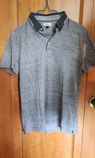 G2000 Polo shirt short sleeve Grey 灰 size M Slim Fit 90% 新