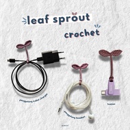Mini Leaf Sprout Crochet | Knitted leaves