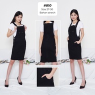 Overall Jeans Wanita Korean Dress Overall Dress Korean Style Rok Overall Pendek Jumpsuit Kekinian