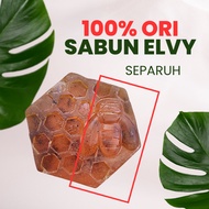 MURAH - SABUN ELVY SEPARUH (1/2) PUDARKAN JERAGAT JERAWAT SABUN ELVY PERFECT SKIN ELVY SOAP ORIGINAL HQ PUTIHKAN WAJAH