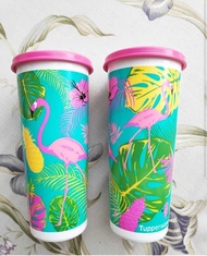 1 PC - Flaminggo Tumbler Tupperware Botol Gelas Minum