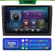 Evean TS10 7862 Chip Octa-Core 2Din Car Radio Android Player IPS Screen Support Carplay/4G SIM Card/