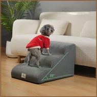 Dog Stair Ladder 3 Steps Versatile Pet Step for Small Dogs and Cats 35 Degree Slope Cat Stairs Anti 